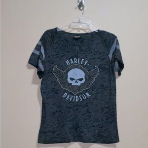 Harley Davidson, burnout T-shirt